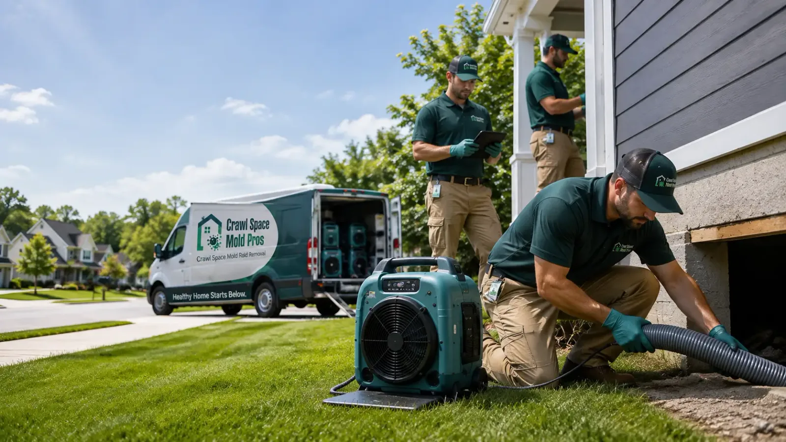 Crawl Space Mold Removal in Bartlett, KS